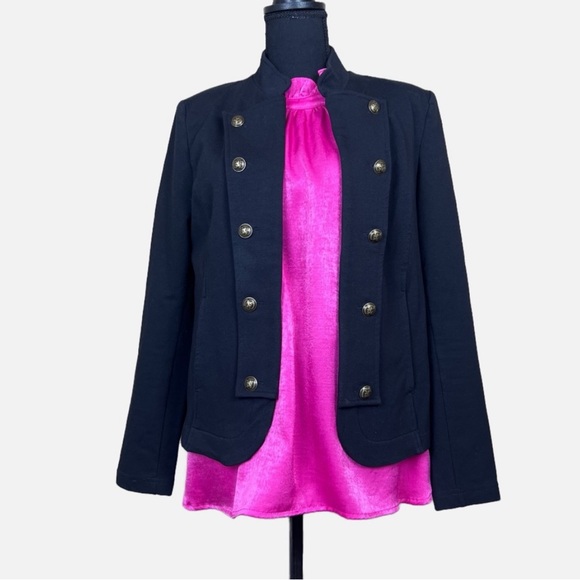 Tommy Hilfiger Jackets & Blazers - Tommy Hilfiger Military Band Classic Blazer Jacket with Button Details
